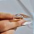 Anel Solitario noivado moissanite 0.5ct Prata Legítima 925 - Imagem 5