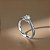 Anel Solitario noivado moissanite 0.5ct Prata Legítima 925 - Imagem 4