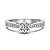 Anel Solitario noivado moissanite 0.5ct Prata Legítima 925 - Imagem 1