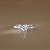 Anel Solitario noivado moissanite 0.5ct Prata Legítima 925 - Imagem 3