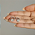 Brinco argola 8mm Moissanite 2.0ct Prata 925 Eternal - Imagem 5