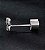 Brinco borboleta tarraxa baby Moissanite 0.012ct Prata 925 - Imagem 2