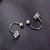 Piercing orelha Moissanite 0.1ct Prata 925 Eternal Unidade - Imagem 4