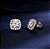 Brinco classico quadrado Moissanite 1.0ct Prata 925 Eternal - Imagem 5