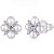Brinco  Perola natural Moissanite 0.03ct Prata 925 Eternal - Imagem 1