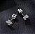 Brinco flor tarraxa baby Moissanite 0.015ct Prata 925 - Imagem 2