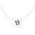 Colar Ponto de Luz Nylon Moissanite 6,5mm  Prata 925 Eternal - Imagem 1