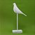 Pássaro Legs Branco 13x6x27cm - Imagem 1