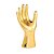 Mão Cerâmica Dourado - Imagem 1