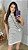 vestido em linha listrado - Imagem 1