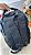 Mochila preta USB couro Eco 1803 - Imagem 2