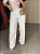 Calça pantalona Jeans Branca - Imagem 1