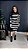 Vestido em linha listrado - 7014 - Imagem 1