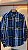 Camisa xadrez unissex - (Marinho/preto) - Imagem 2