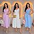 Vestido midi godê c/ faixa - 166 - Imagem 1