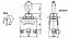 Chave Alavanca 3T ON/ON - 15A/250VAC - C/ Parafuso - Importado - Imagem 2