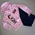 Conjunto Moletom Infantil Menina Brandili Jaqueta e Calça Legging Molecotton - Imagem 2
