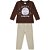 Conjunto Moletom Infantil Menina Blusa e Calça Legging Molecottom Brandili - Imagem 2