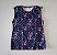 Blusinha Regata Infantil Menina Borboleta Brandili - Imagem 1