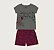 Pijama Infantil Menina Brilha no Escuro Camiseta e Shorts - Imagem 6