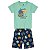Pijama Infantil Brilha no Escuto Menino Camiseta e Shorts - Imagem 2