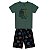 Pijama Infantil Brilha no Escuto Menino Camiseta e Shorts - Imagem 3