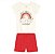 Pijama Infantil de Calor Brilha no Escuro Camiseta e Shorts Menina - Imagem 4