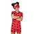 Pijama Infantil Lady Bug Com Máscara - Imagem 1