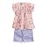 Conjunto Infantil Blusinha e Shorts Sarja Mundi - Imagem 4