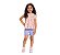 Conjunto Infantil Blusinha e Shorts Sarja Mundi - Imagem 2