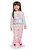 Pijama Infantil Menina Manga Longa Brandili - Imagem 2