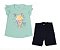 Conjunto Infantil Blusa e Shorts Cotton Minore - Imagem 1