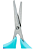 Tesoura de precisão para artesanato 11cm - BRW - Imagem 3