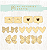 Apliques Madeira Adesivada - My Memories Crafts - Imagem 1
