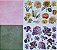 Bloco de folhas para Recortes A5 Scrapbook - Mintay Papers - Flora Book 7 - Imagem 4