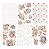 Bloco Papel Scrapbook A5 Flores - Carina Sartor - Coleção Mix Tape - Imagem 6