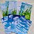 Papéis Estampados A6 Papel Retrô 12pçs - Nuvens - Imagem 1