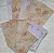 Papéis Estampados A6 Papel Retrô 12pçs - Manchas de Café - Imagem 1
