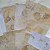 Papéis Estampados A6 Papel Retrô 12pçs - Manchas de Café - Imagem 2