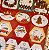 Cartela de Adesivos de Natal DE/PARA com Foil - Christmas Gift Tags - Imagem 4