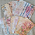 Papéis Estampados A6 Papel Retrô 12pçs - Floral Vintage - Imagem 1