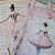 Papéis Estampados A5 Papel Retrô 8 pçs - Bailarinas - Imagem 4