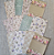 Papéis Estampados A6 Papel Retrô 12pçs - Barrado de Flores - Imagem 1