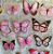 Adesivos PET Borboletas 40 pçs - Rosa - Imagem 3