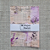 Papéis Estampados A6 Papel Retrô 12pçs - Lavanda - Imagem 2