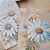 Papéis Estampados A6 Papel Retrô 12pçs - Margaridas - Imagem 5