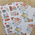 Papéis Estampados A6 Papel Retrô 12pçs - Livros e Café - Imagem 4
