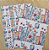 Papéis Estampados A6 Papel Retrô 12pçs - Livros e Café - Imagem 5