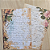 Papéis Estampados A6 Papel Retrô 12pçs - Manuscrito e Flores - Imagem 3
