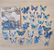 Adesivos PET - Flower Butterfly Shadow Series Azul - Imagem 1